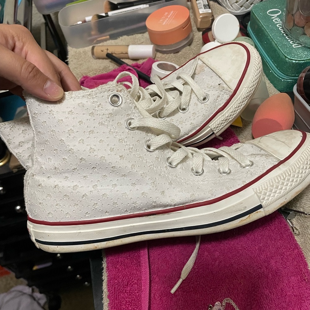 Converse White High Top